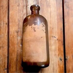 Antique Glass Apothecary Bottle/ Astringent Tonic: by Massengill Co,  Bristol TN